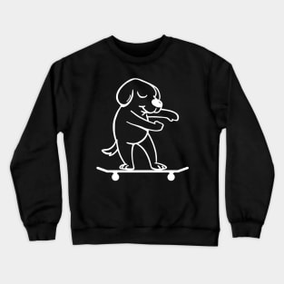 Skating Dog Crewneck Sweatshirt